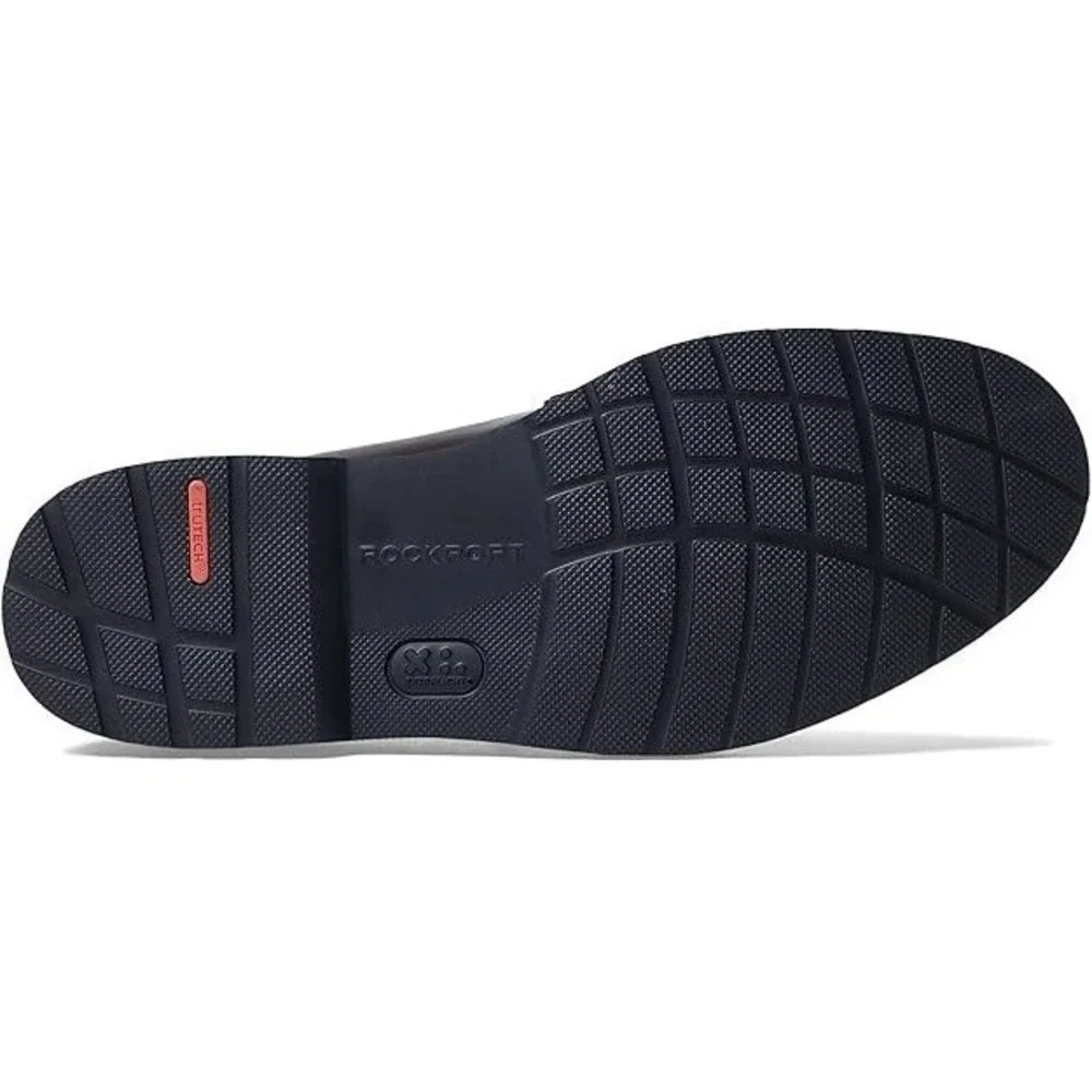 Rockport® (Men's 11.5) Bedford™ Bit Slip-On Loafers, Brown Smooth Leather - $120